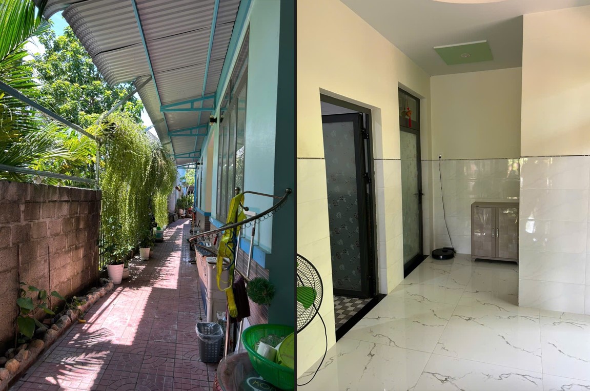 nhà vườn ở hoài nhơn ven sông